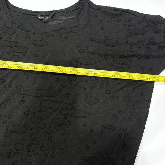 Rock & Republic Top Women XL Black Distressed Y2K Streetwear Punk Goth Grunge - Picture 6 of 8
